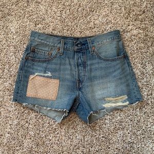 Levi denim shorts